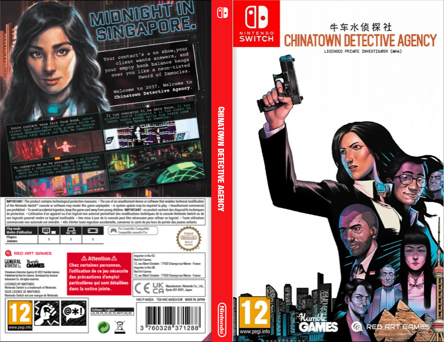 Chinatown Detective Agency — box-texture (EU)