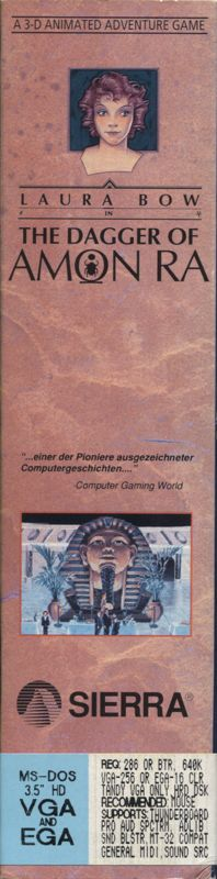 Dagger of Amon Ra, The — box-2D-side (EU)