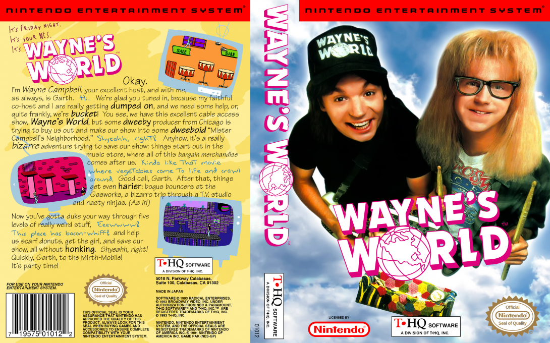 Wayne's World — box-texture (US)