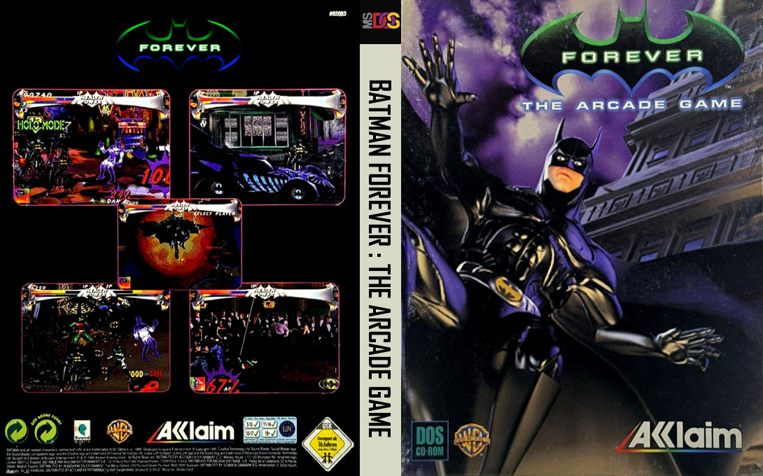 Batman Forever - The Arcade Game — box-texture (EU)