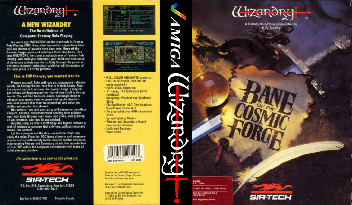 Wizardry - Bane of the Cosmic Forge — box-texture (US)