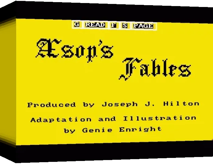 Robot Reader - Aesops Fables — box-3D (WOR)