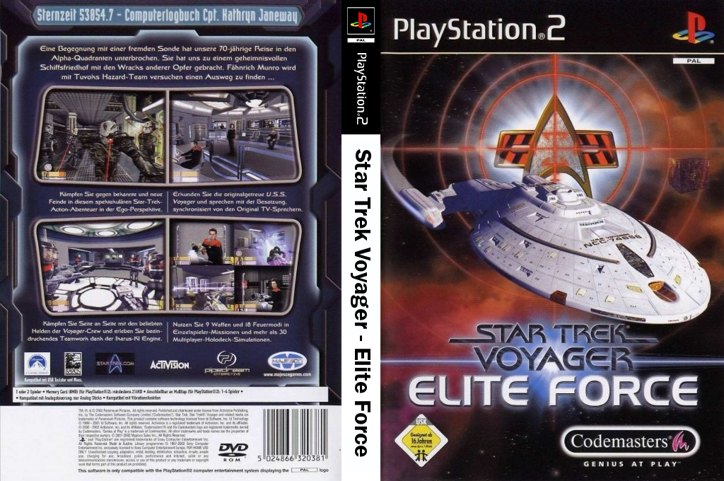 Star Trek Voyager - Elite Force — box-texture (DE)