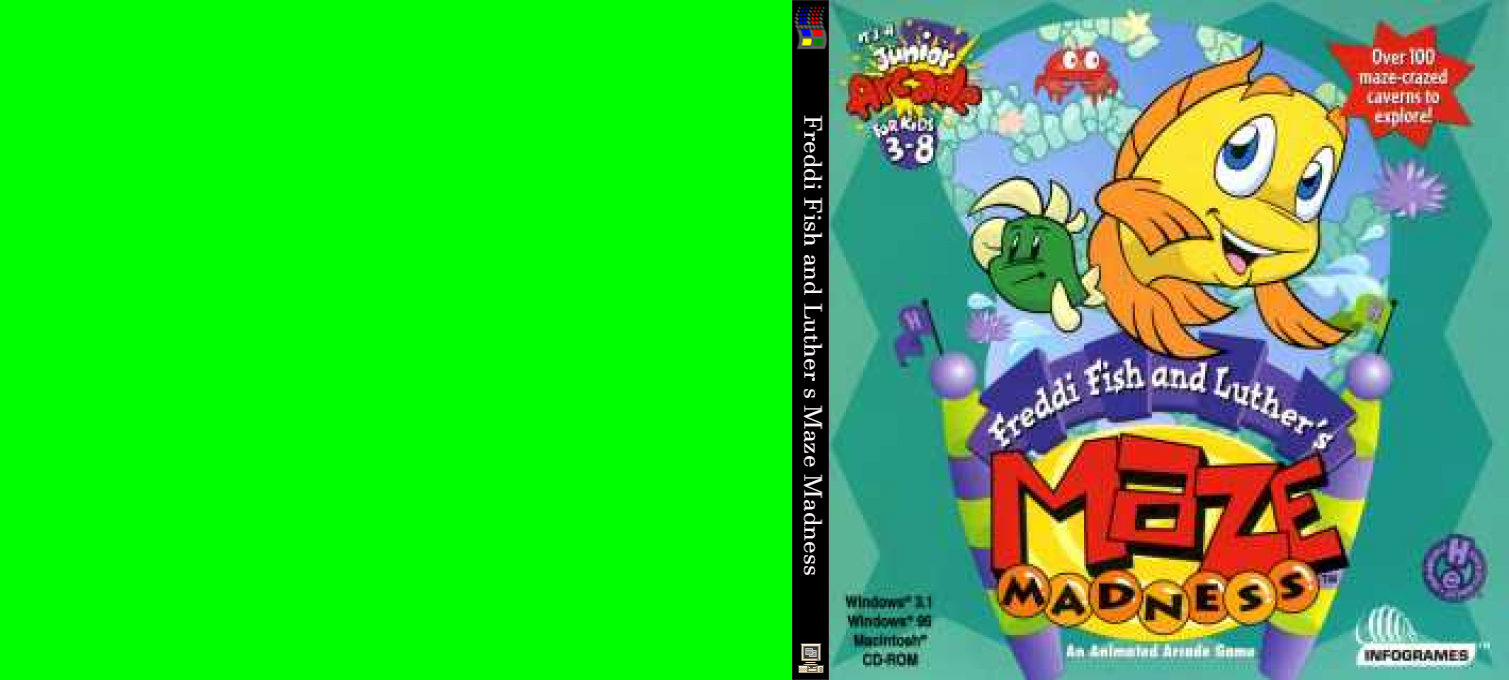 Freddi Fish and Luther's Maze Madness — box-texture (CUS)