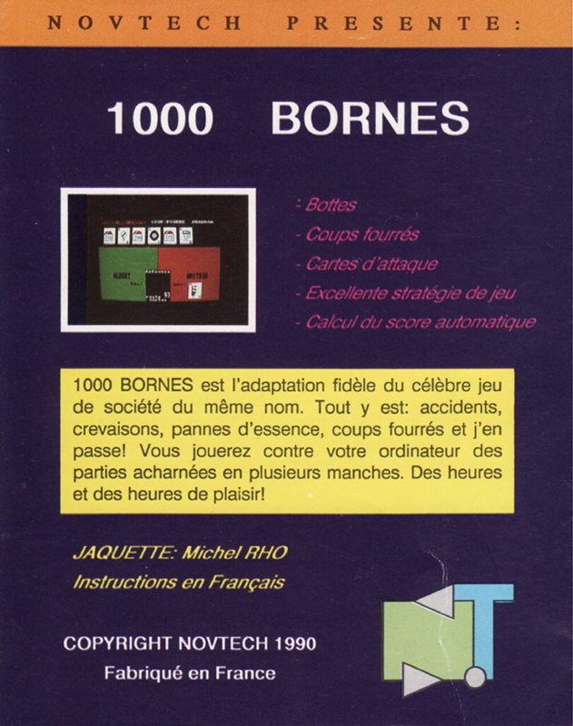1000 Bornes — box-2D-back (FR)