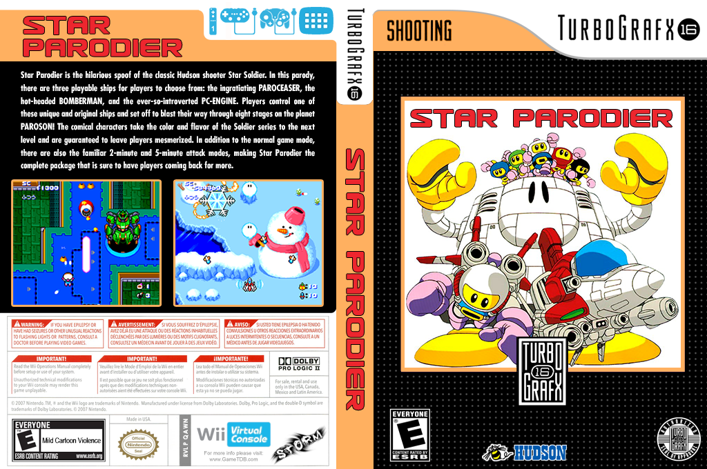 Star Parodier — box-texture (US)