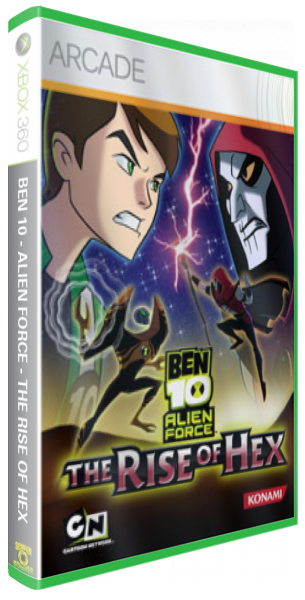 Ben 10 - Alien Force - The Rise Of Hex — box-3D (WOR)