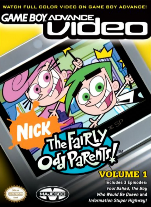 Game Boy Advance Video - The Fairly Oddparents! - Volume 1 box art