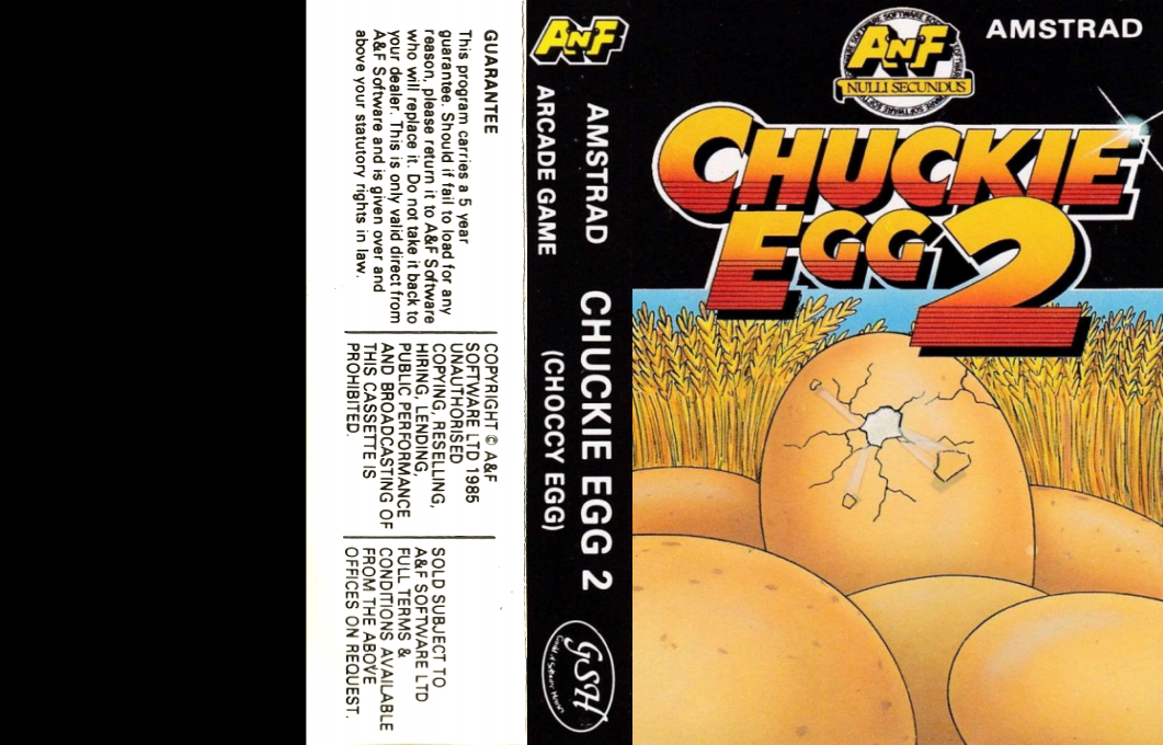 Chuckie Egg 2 — box-texture (EU)