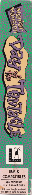 Maniac Mansion - Day of the Tentacle — box-2D-side (EU)