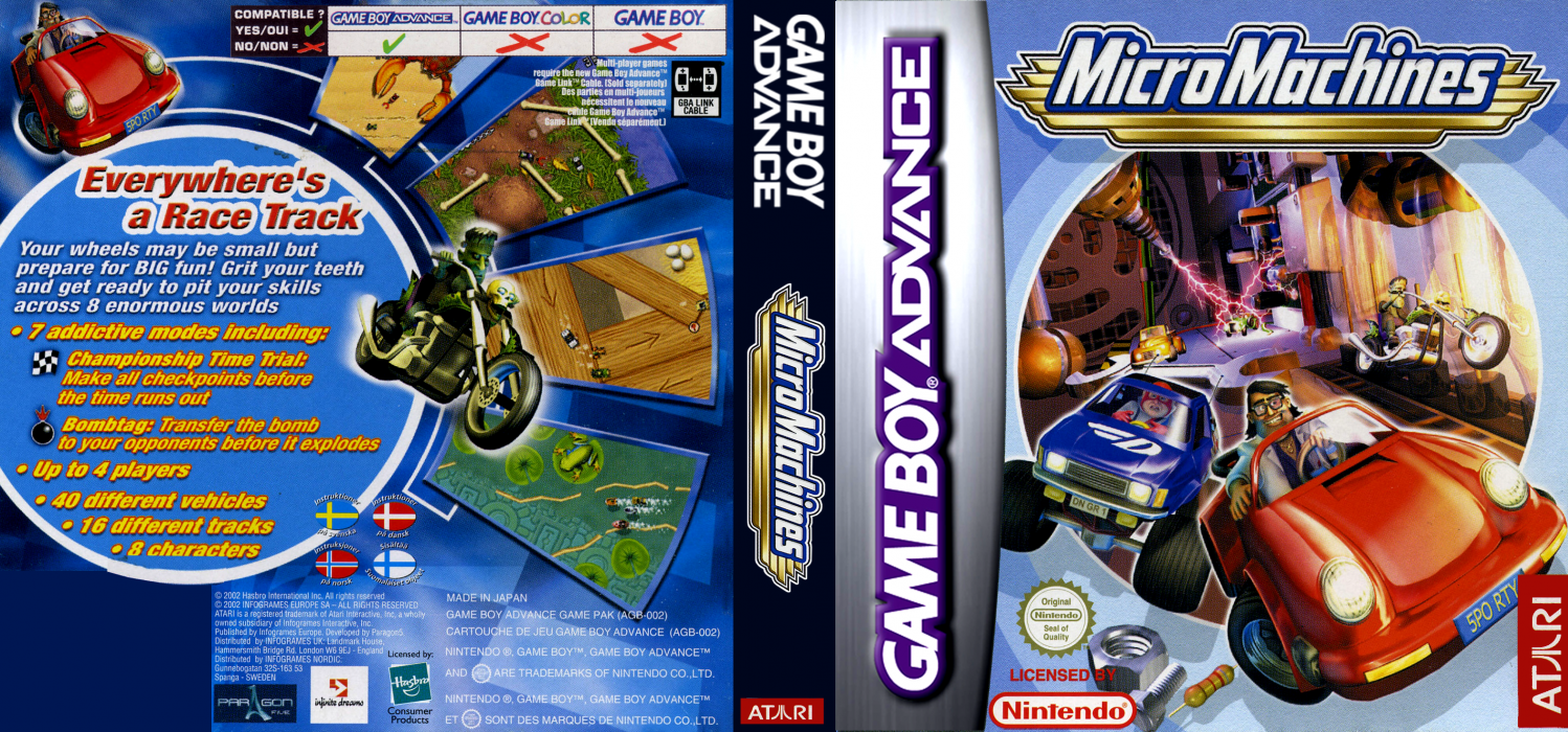 Micro Machines — box-texture (EU)