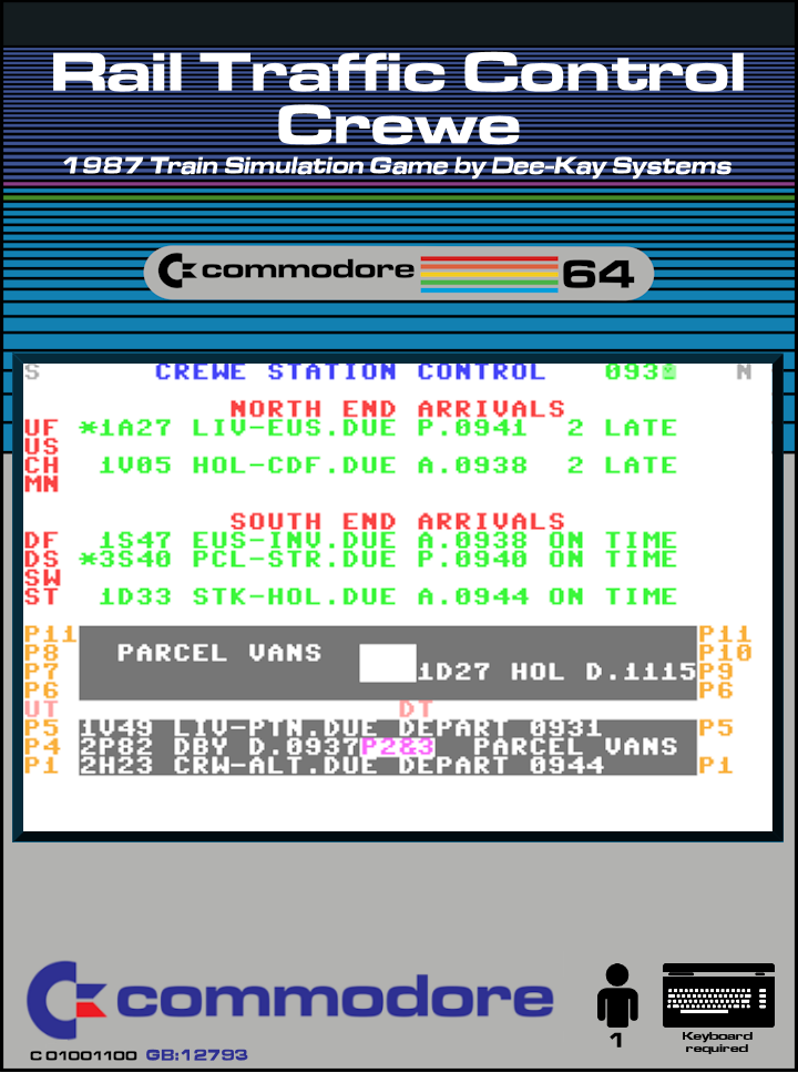 Rail Traffic Control : Crewe box art