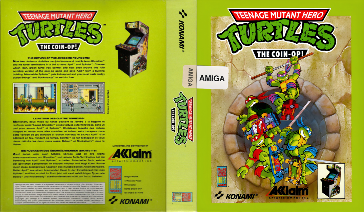 Teenage Mutant Hero Turtles - The Coin-Op! — box-texture (EU)