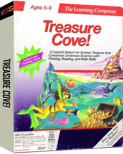 Treasure Cove! — box-3D (US)