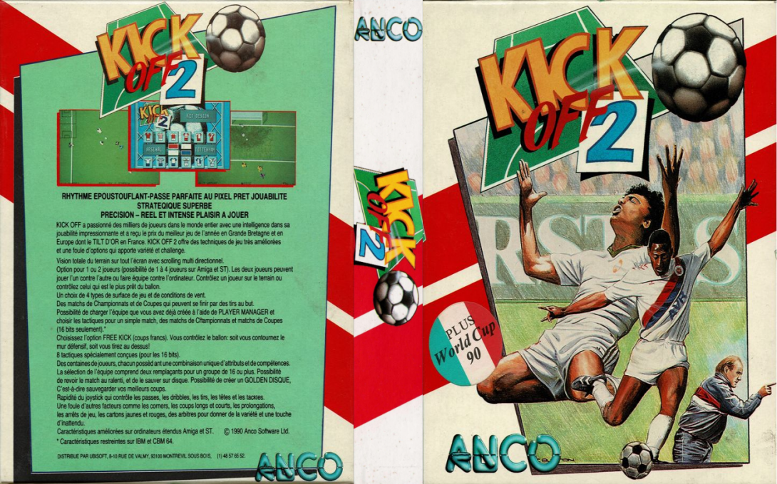 Kick Off 2 - Winning Tactics — box-texture (FR)