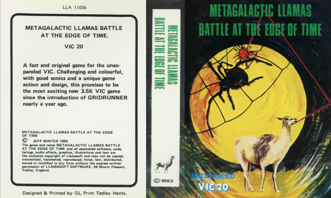 Metagalactic Llamas Battle At The Edge Of Time — box-texture (EU)