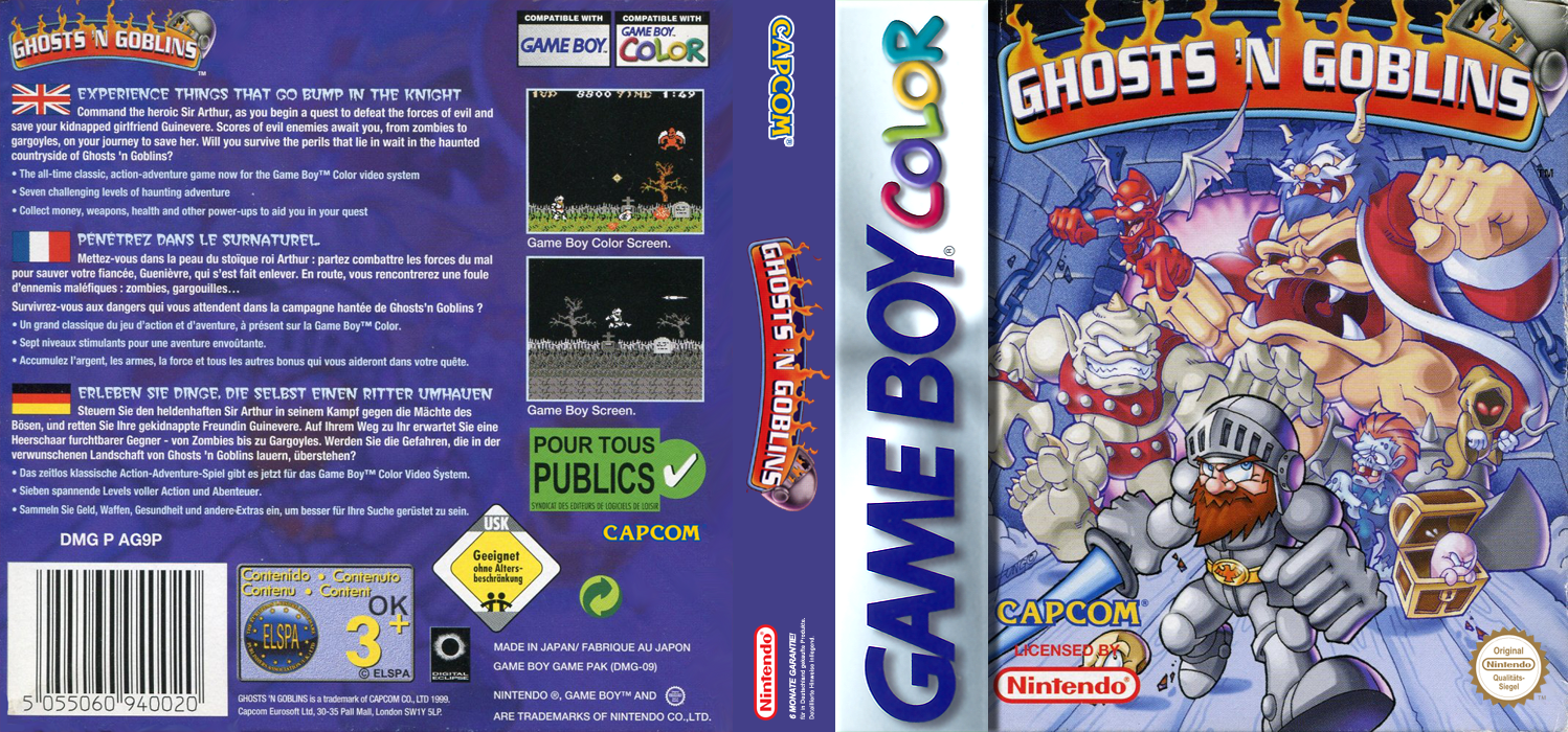 Ghosts 'n Goblins — box-texture (EU)
