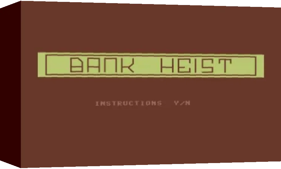 Bank Heist — box-3D (WOR)