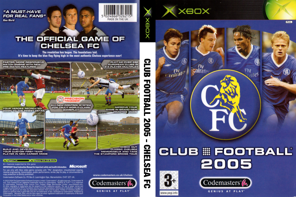 Club Football 2005 - Chelsea FC — box-texture (UK)