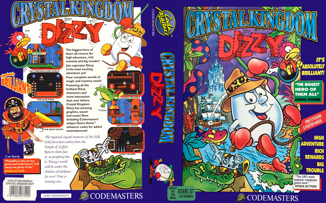 Crystal Kingdom Dizzy — box-texture (EU)