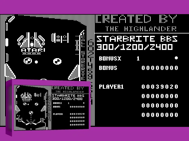 Starbrite Bbs Pinball — mixrbv2 (WOR)