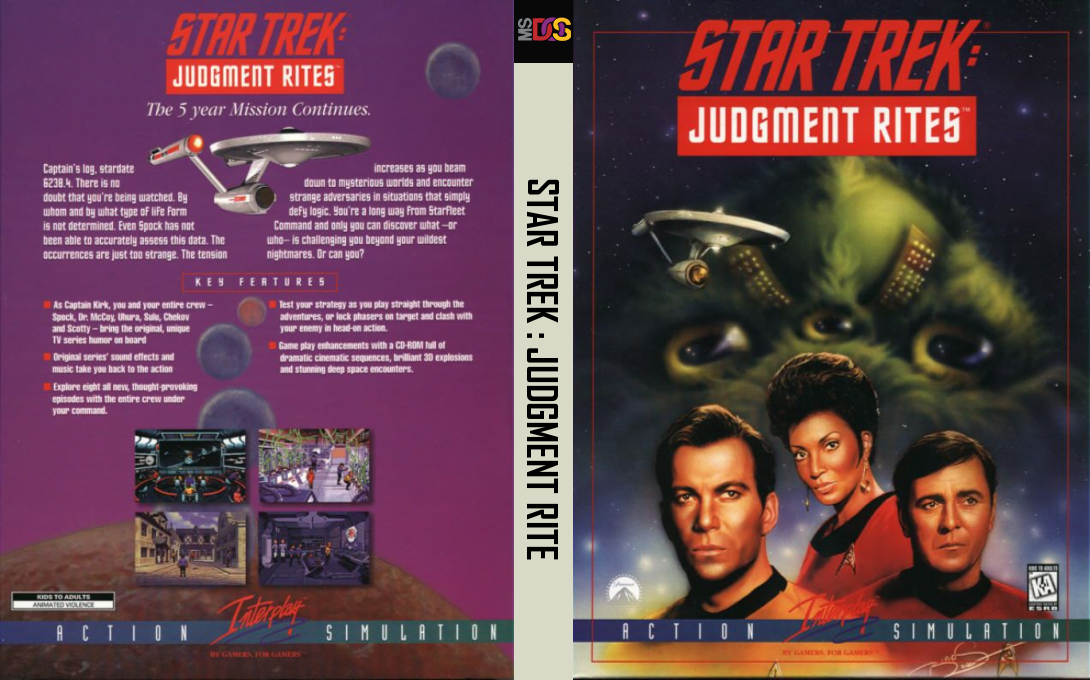 Star Trek - Judgement Rites Cd — box-texture (US)