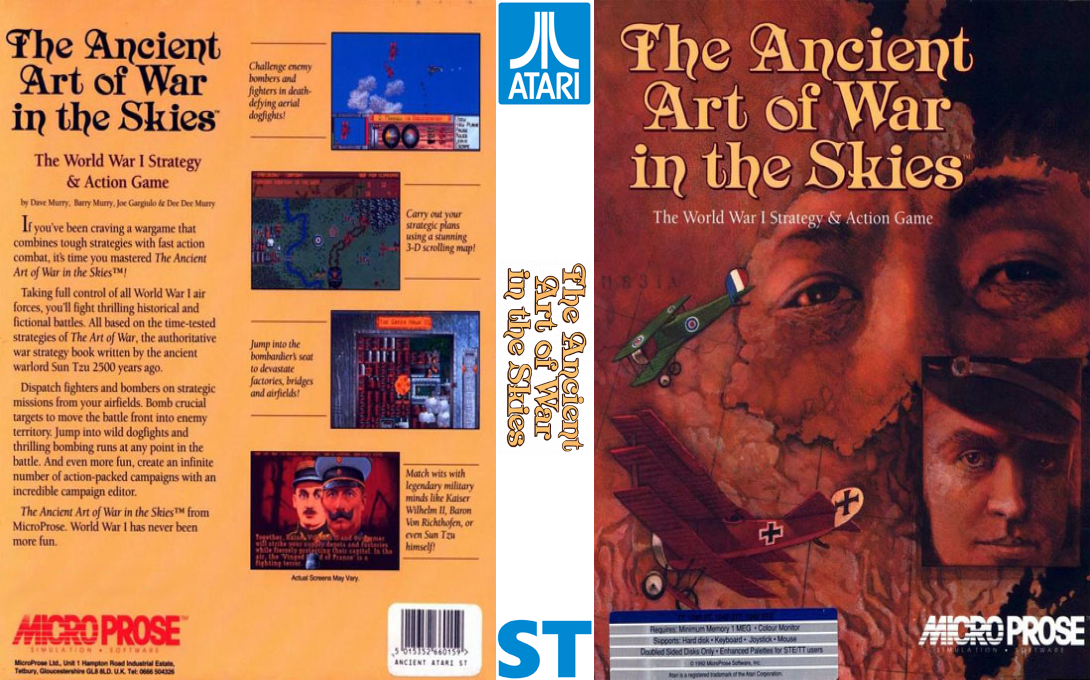 Ancient Art Of War In The Skies, The — box-texture (EU)