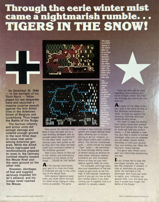 Battle Of The Bulge, The - Tigers In The Snow — box-2D-back (US)