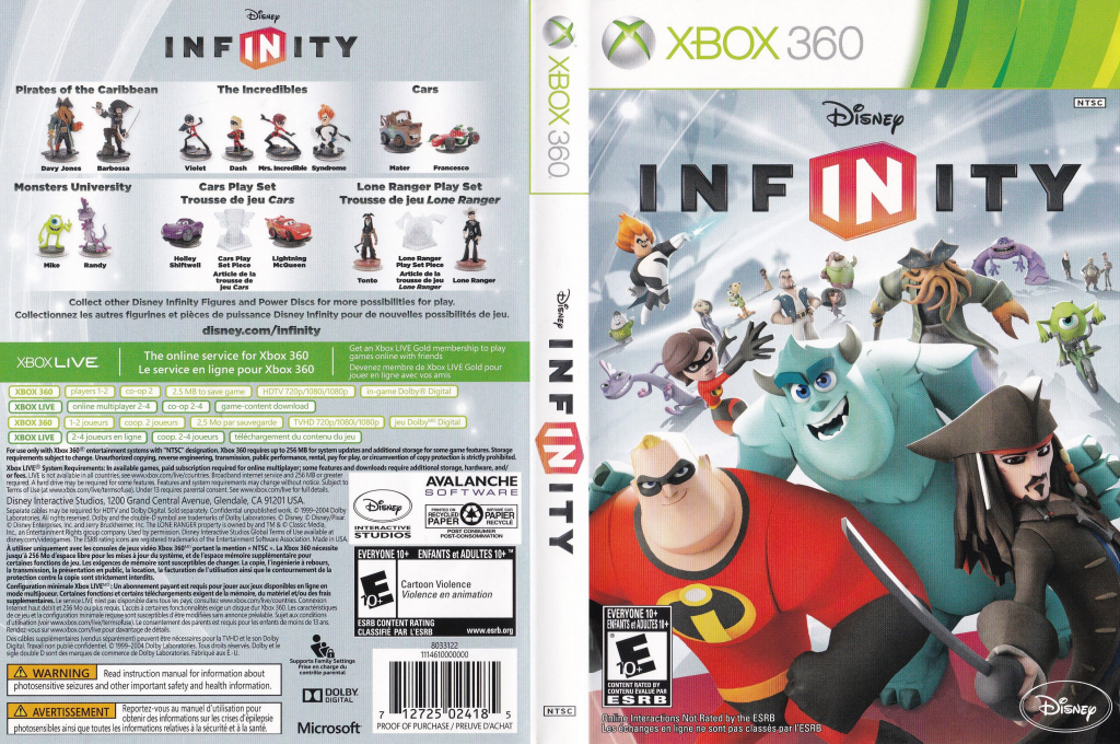 Disney Infinity — box-texture (US)