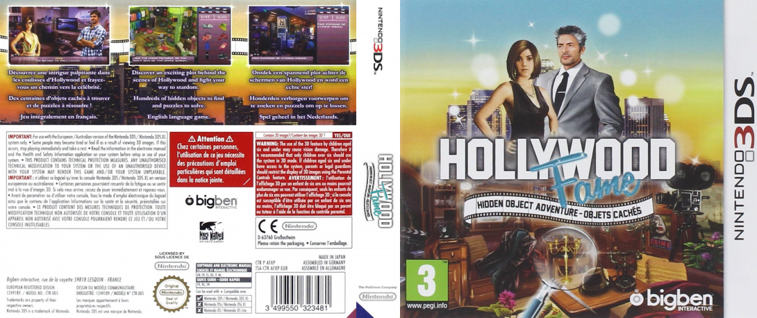 Hollywood Fame - Hidden Object Adventure — box-texture (EU)