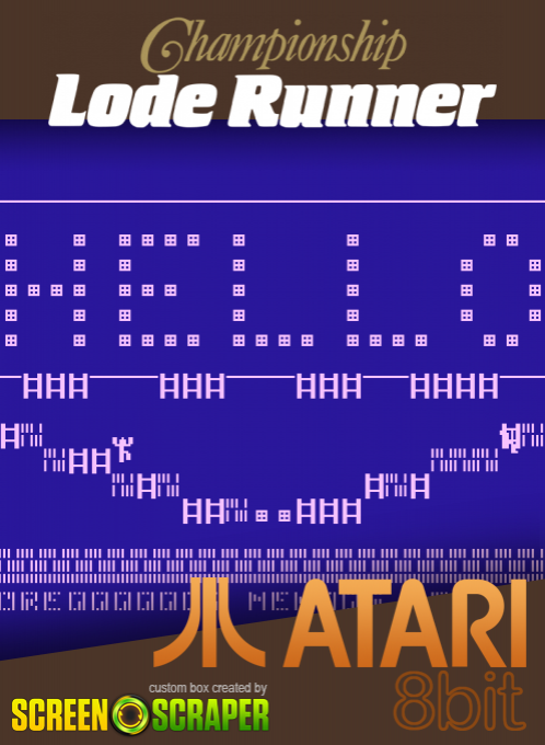 Championship Lode Runner — box-2D (SS)