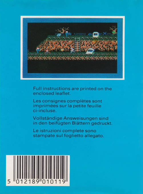 Ghosts 'n Goblins — box-2D-back (EU)
