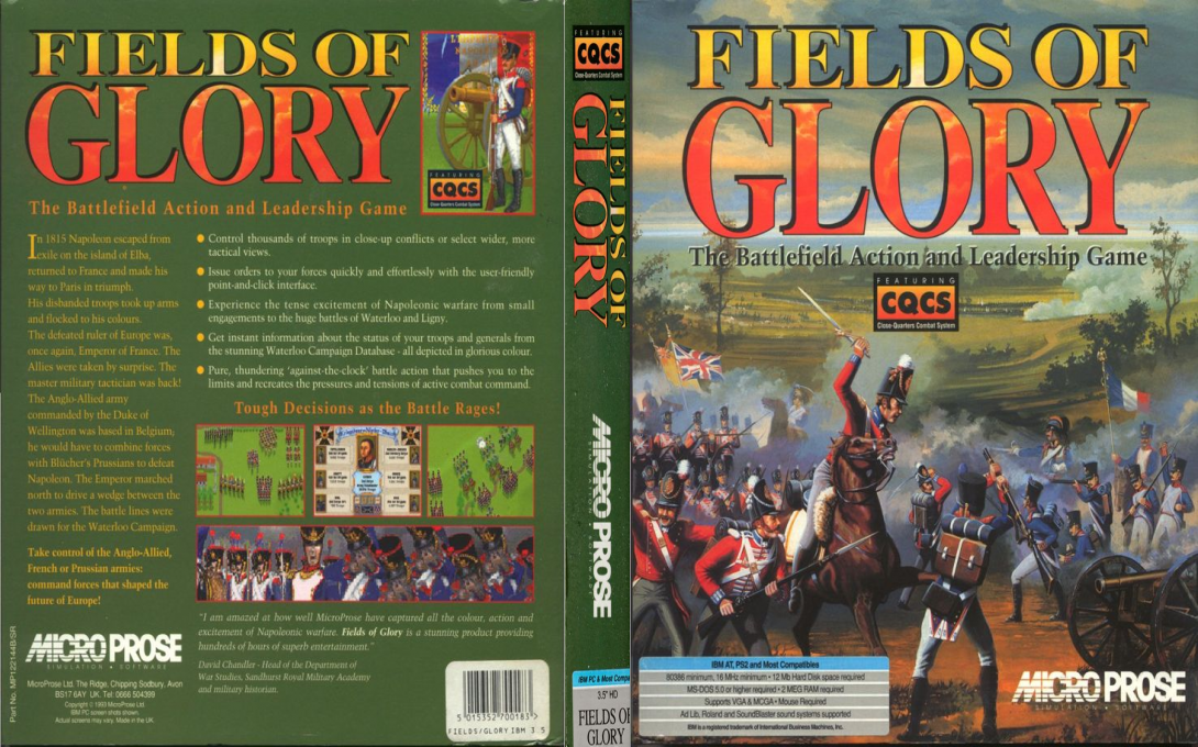 Fields Of Glory — box-texture (EU)