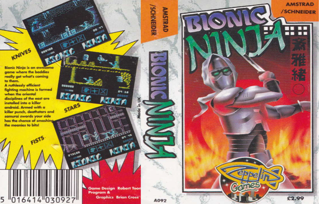 Bionic Ninja — box-texture (EU)