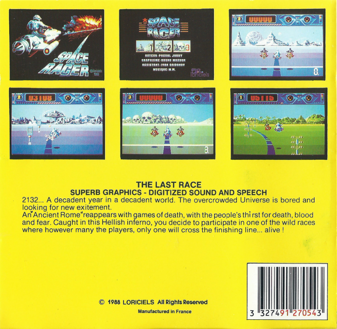 Space Racer — box-2D-back (EU)