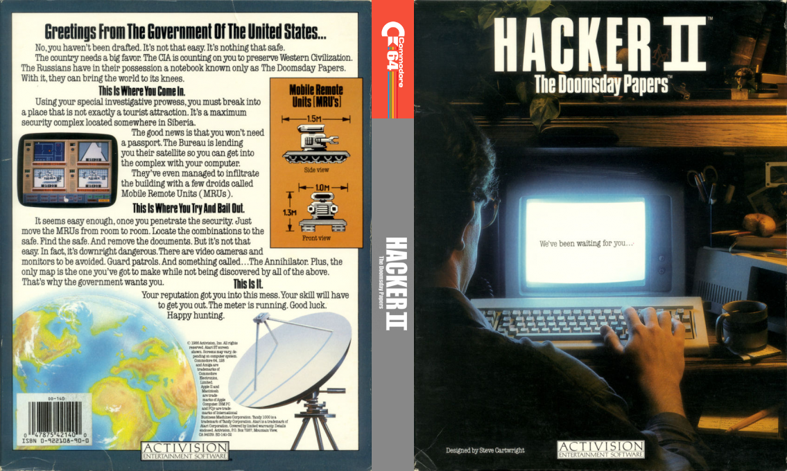Hacker 2 - The Doomsday Papers — box-texture (US)