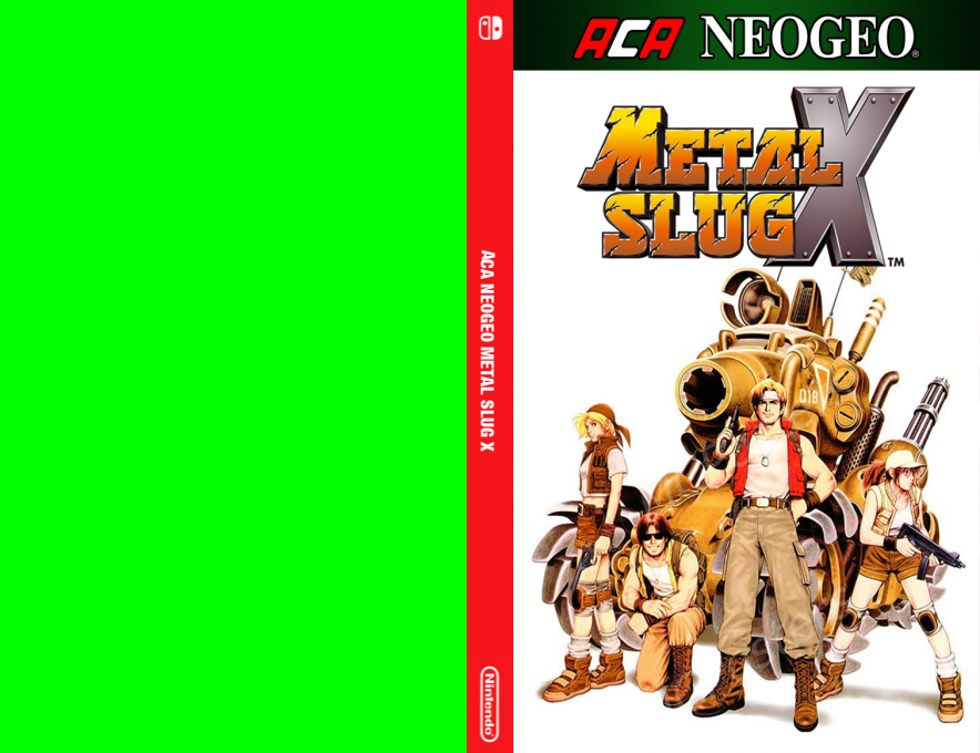 Aca Neogeo Metal Slug X — box-texture (WOR)