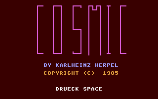 Cosmic Dodge — sstitle (DE)