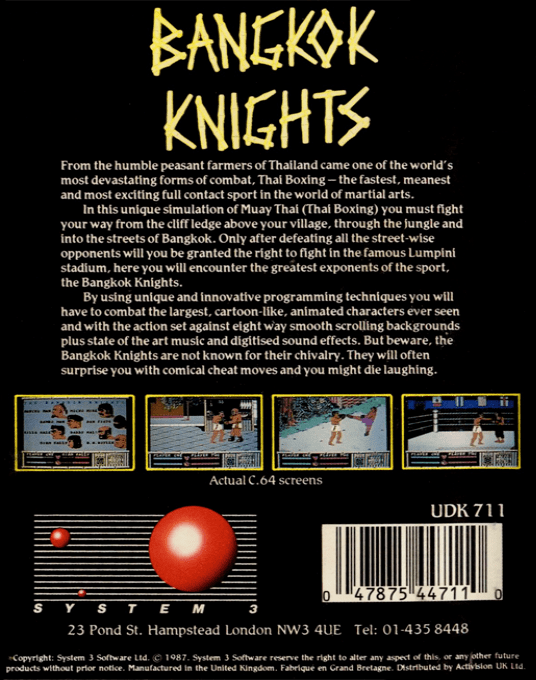 Bangkok Knights — box-2D-back (EU)