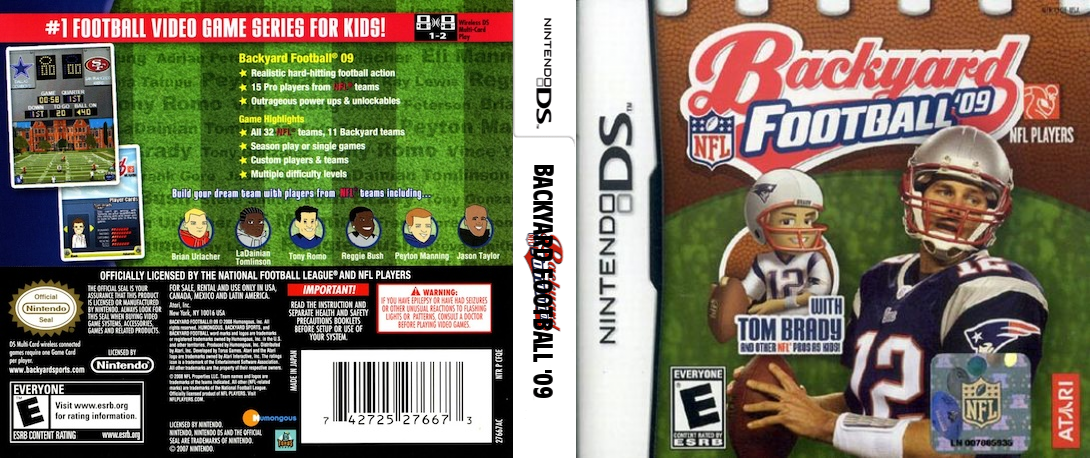 Backyard Football '09 — box-texture (US)