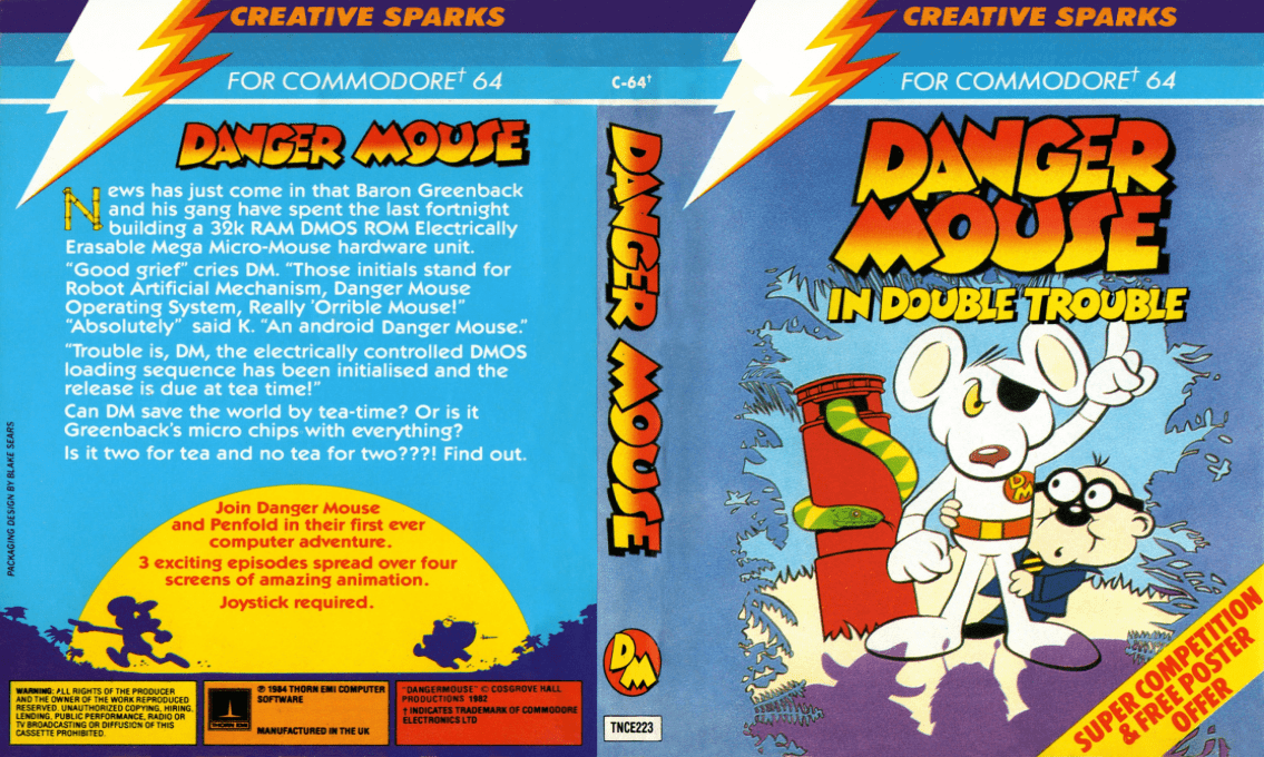 Danger Mouse In Double Trouble — box-texture (EU)