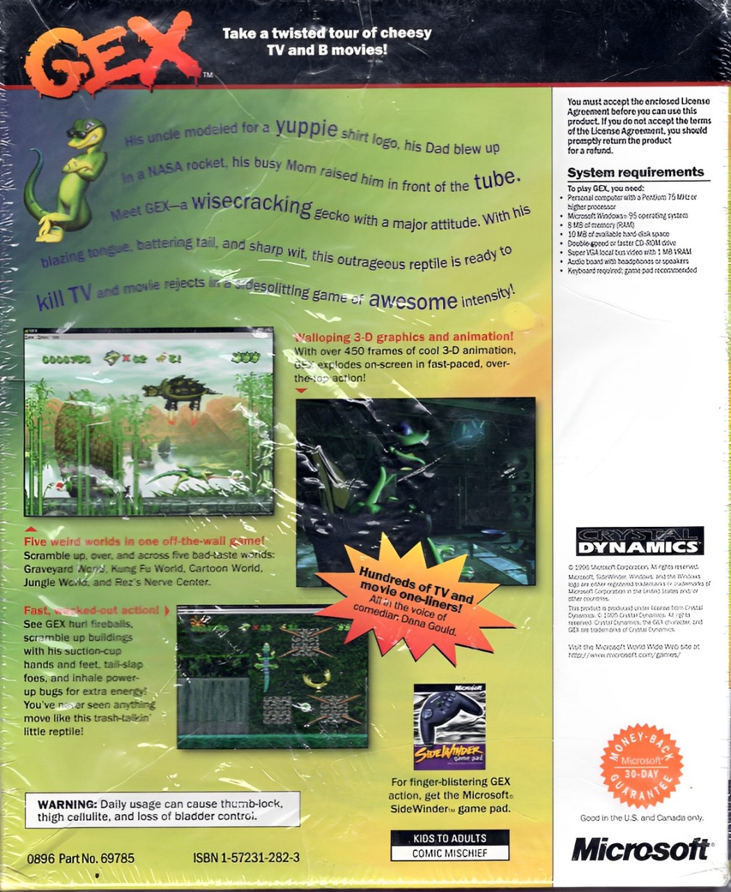Gex — box-2D-back (US)