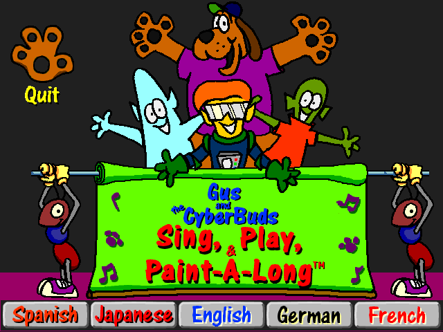 Gus And The Cyberbuds: Sing, Play, and Paint A Long — sstitle (WOR)