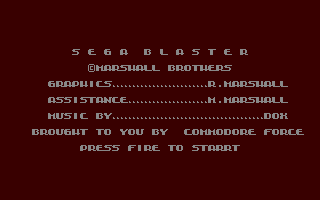 Sega Blaster — sstitle (WOR)