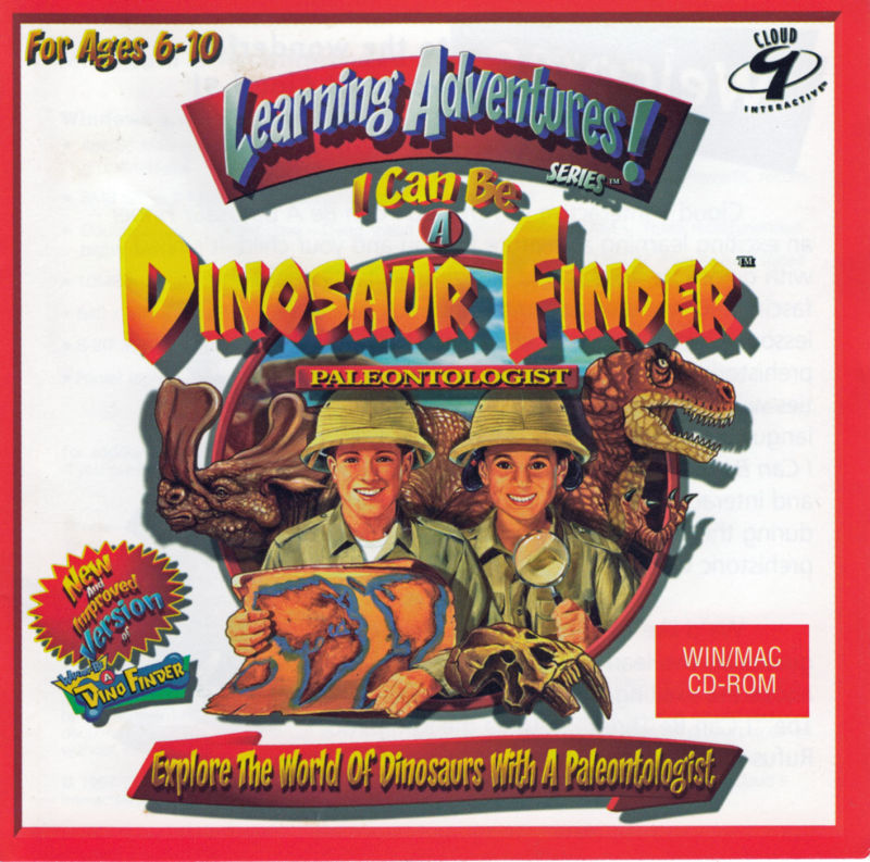 I Can Be a Dinosaur Finder box art
