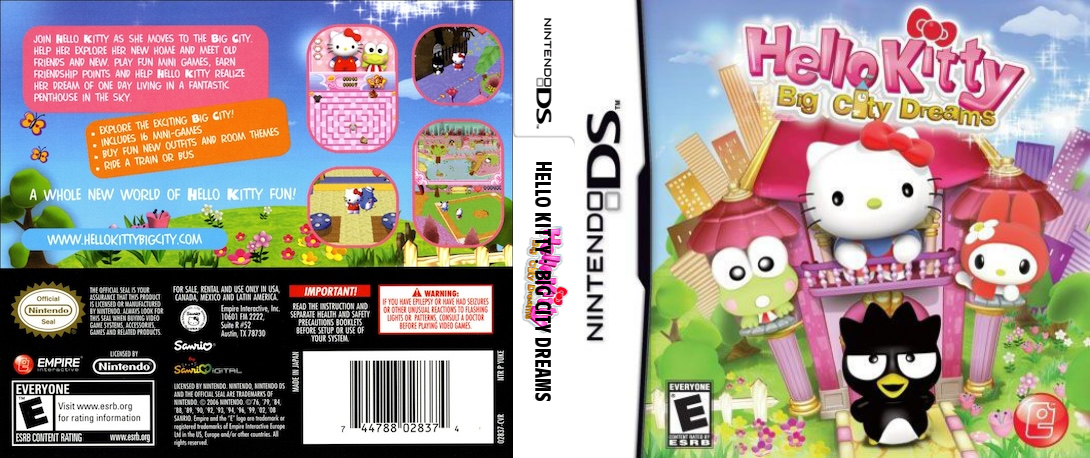 Hello Kitty - Big City Dreams — box-texture (US)