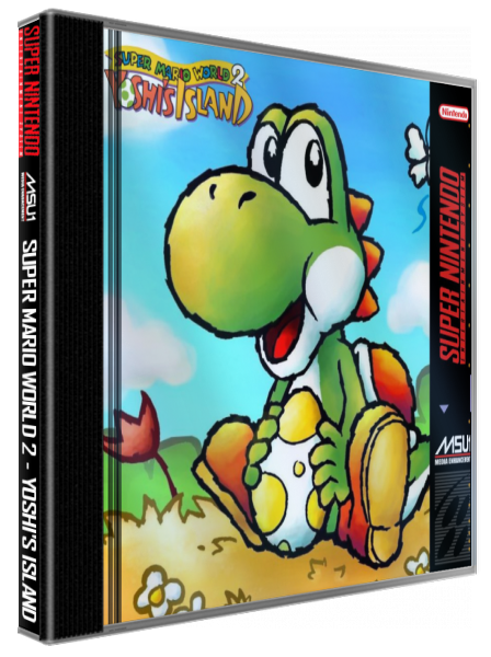 Super Mario World 2 : Yoshi's Island — box-3D (US)