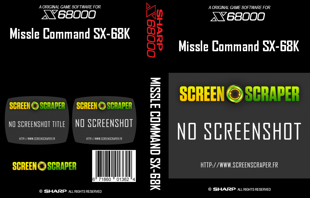 Missle Command Sx-68k — box-texture (SS)