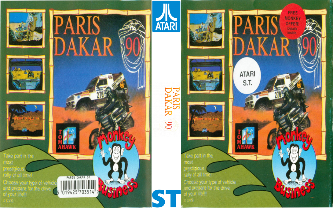 Paris Dakar 1990 — box-texture (EU)