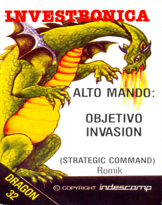 Alto Mando - Objetivo Invasion box art